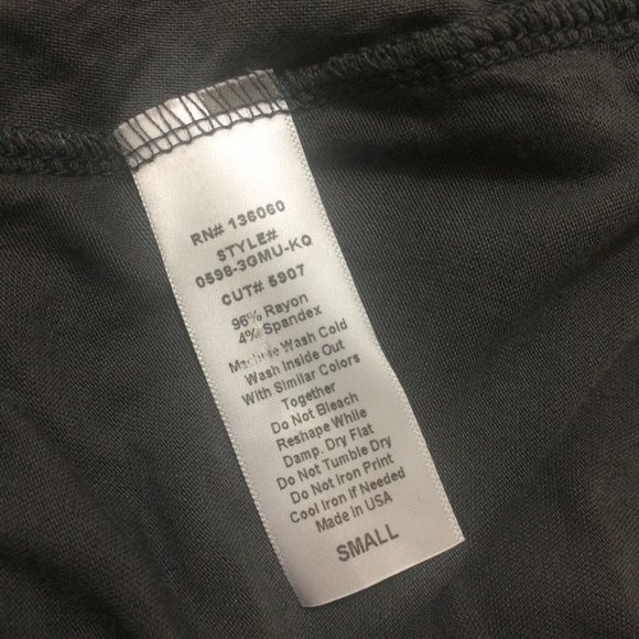 PST Good Vibes Oversized Gray Flowy T-Shirt NWOT - Picture 12 of 12